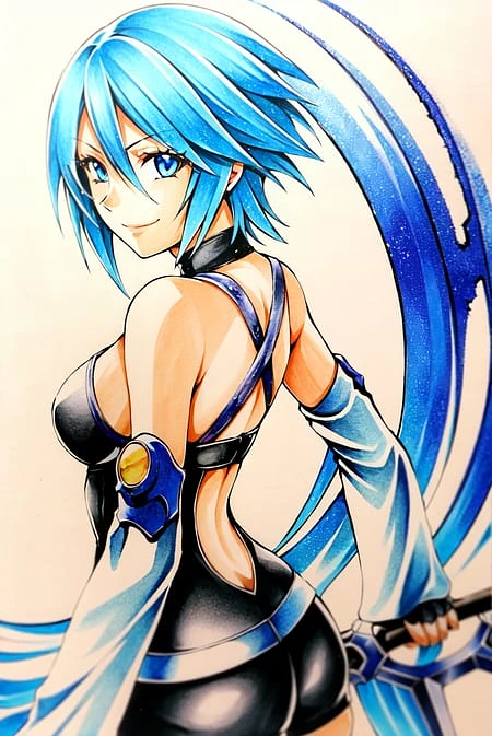 Featured image #5 for Aqua (Kingdom Hearts) LoRA