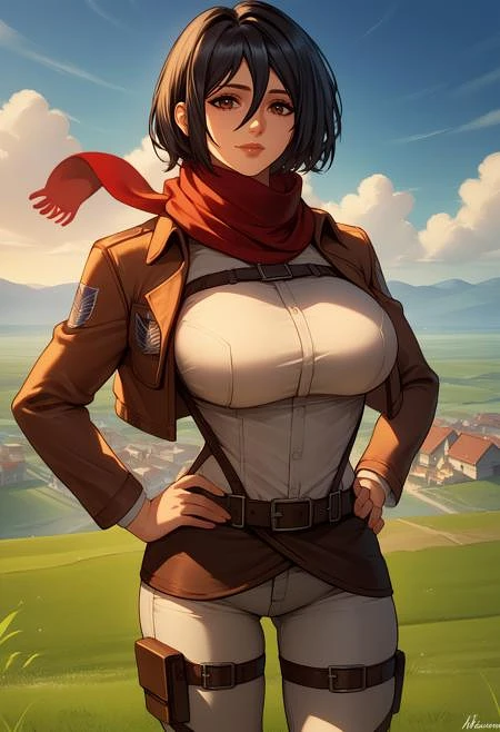 Featured image #6 for Mikasa Akermann (Pre- and Post-Timeskip) (Attack on Titan)