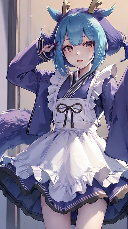 Featured image #2 for Laundry Dragonmaid LoRA (Yu-Gi-Oh! TCG card)