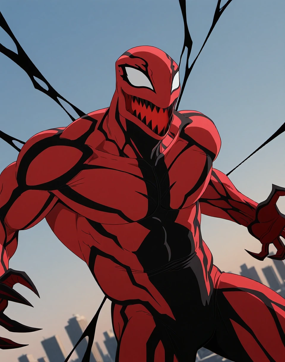Featured image #2 for Carnage Ultimate Spiderman Cartoon (Marvel Comics) (Illustrious) (AD)