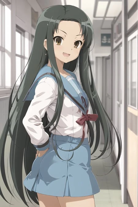 Featured image #5 for Tsuruya (鶴屋) LoRA (The Melancholy of Haruhi Suzumiya)
