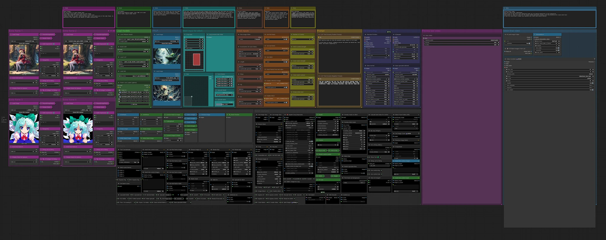 Featured image #1 for WAN 2.1 VACE - Extend, Crop+Stitch, Extra frame workflow