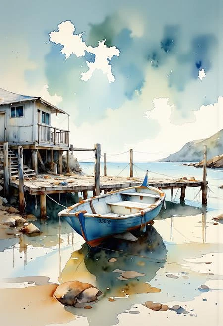 Featured image #2 for Watercolor painting Fx