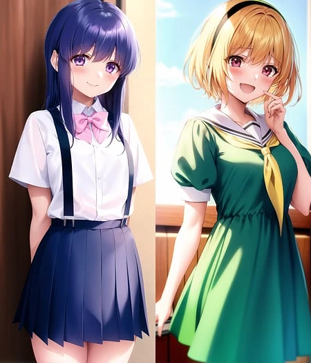 Featured image #1 for Furude Rika and Houjou Satoko (Higurashi)