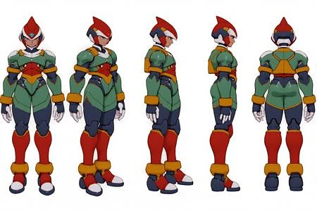 Featured image #5 for Flux CharTurn, Multi-view, Turnaround, Model Sheet, Character design