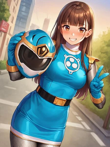 Featured image #5 for Saint Ninja Sentai Kage Blue 影忍戦隊カゲブルー | GIGA Tokusatsu Heroine ギガ特撮ヒロイン