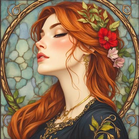 Featured image #4 for Art Nouveau (SD 1.5, SDXL, Pony, Flux )