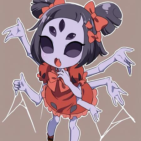 Featured image #6 for Muffet - Undertale (Illustrious & Pony LoRA)