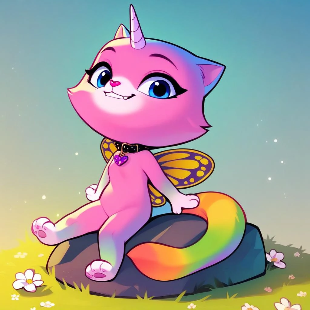 Featured image #4 for Felicity Cat - (Rainbow Butterfly Unicorn Kitty)