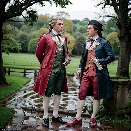 Featured image #3 for 18th century men (rococo clothing, makeup, wigs)