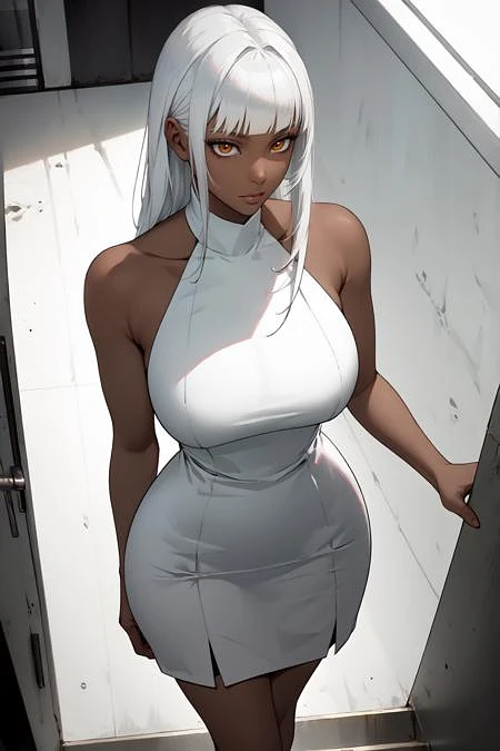 Featured image #6 for Clothes | Western White Dress [SD/Pony]