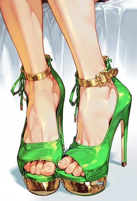 Featured image #2 for Ronticool Metal Heels