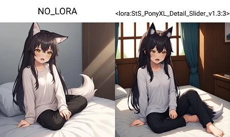 Featured image #3 for Detail Slider LoRA | PonyXL SDXL