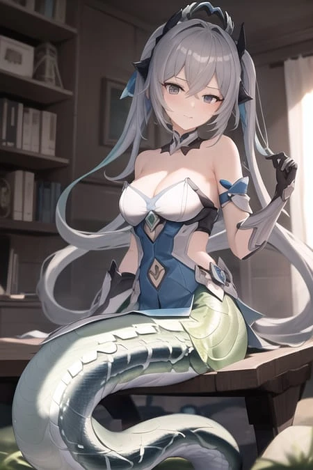 Featured image #1 for snake-style model 蛇尾风格巨型lora泛化模型