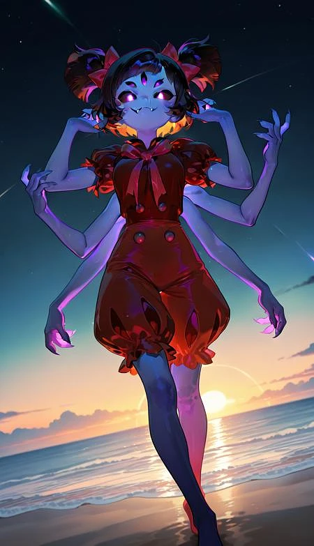 Featured image #2 for Muffet - Undertale (Illustrious & Pony LoRA)