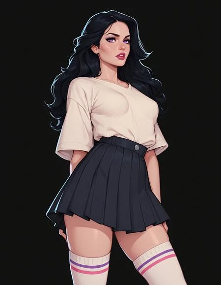 Featured image #1 for Thigh High Socks With Stripe Top [Pony/IL]