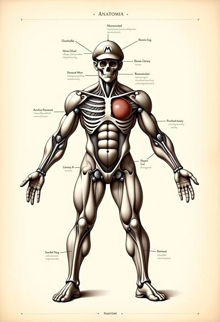 Featured image #4 for Anatomical Ink Sketch