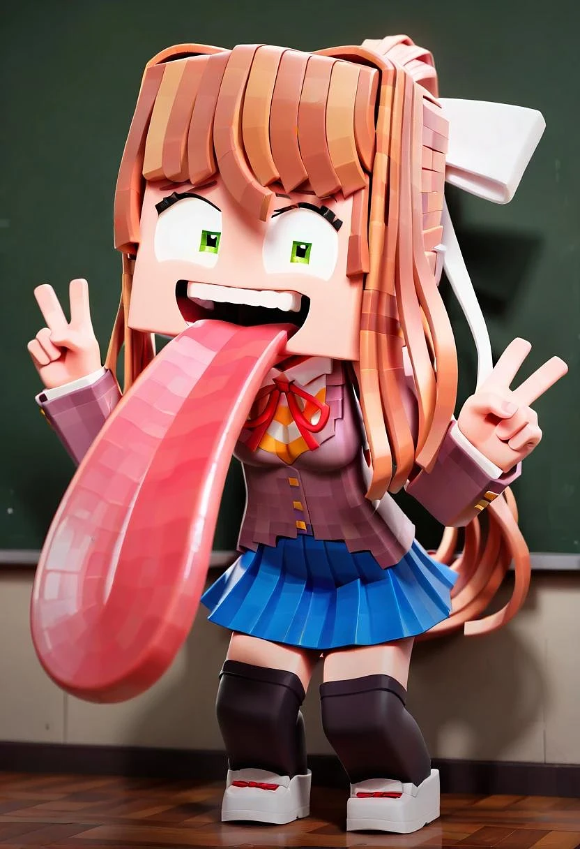 Featured image #1 for Monika (Zamination/Fazbear and Friends/Doki Doki Literature Club/DDLC)