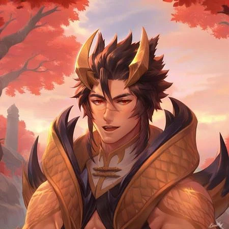 Featured image #1 for Obsidian Dragon Sett (League of Legends) (Pony)