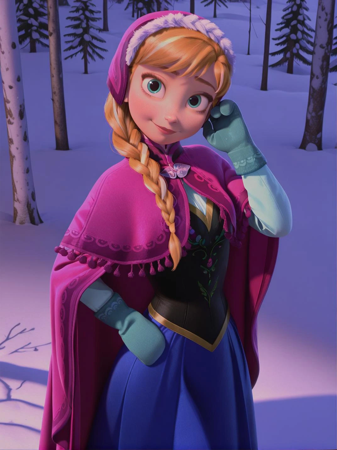Featured image #1 for Anna (Frozen) - Disney Princess - | Illustrious XL | PONY XL | SD 1.5 | - by YeiyeiArt