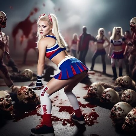 Featured image #1 for Juliet Starling - Lollipop Chainsaw - Realistic SDXL