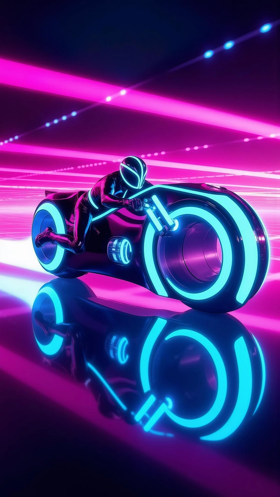Featured image #4 for TRON Motorbike [PONY, Flux & Illustrious]