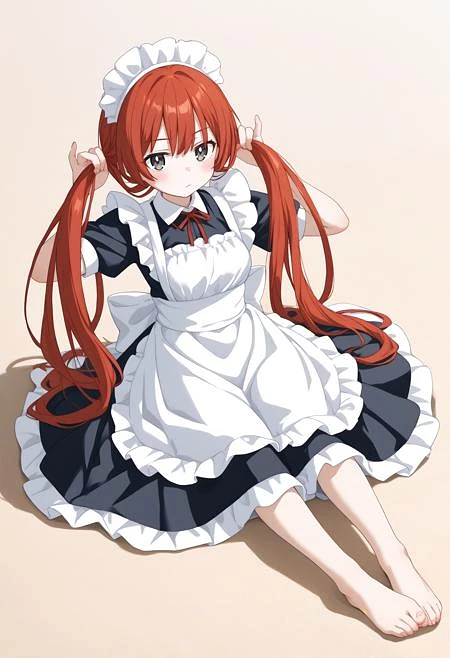 Featured image #4 for [SDXL&Pony] bunching hair / twintails / 手ツインテール / 両手にツインテ