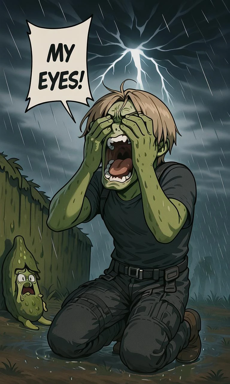 Featured image #1 for Clutching own eyes and screaming, "MY EYES!" - Illustrious