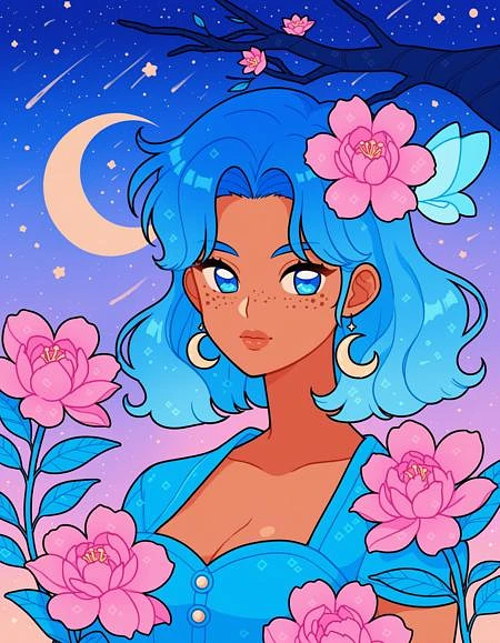 Featured image #3 for Ayanna's Celestial Kawaii Style Pony XL