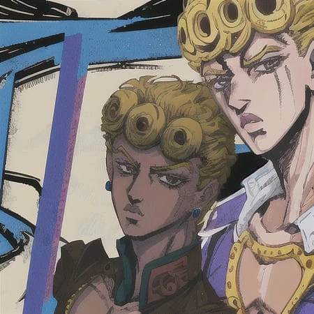Featured image #4 for Hirohiko Araki JoJo cover art LORA