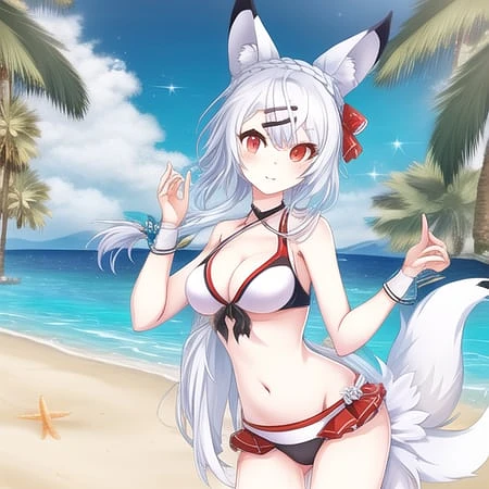 Featured image #1 for [LoRA] ReVdol-Jinguji Tamamo Char.mod