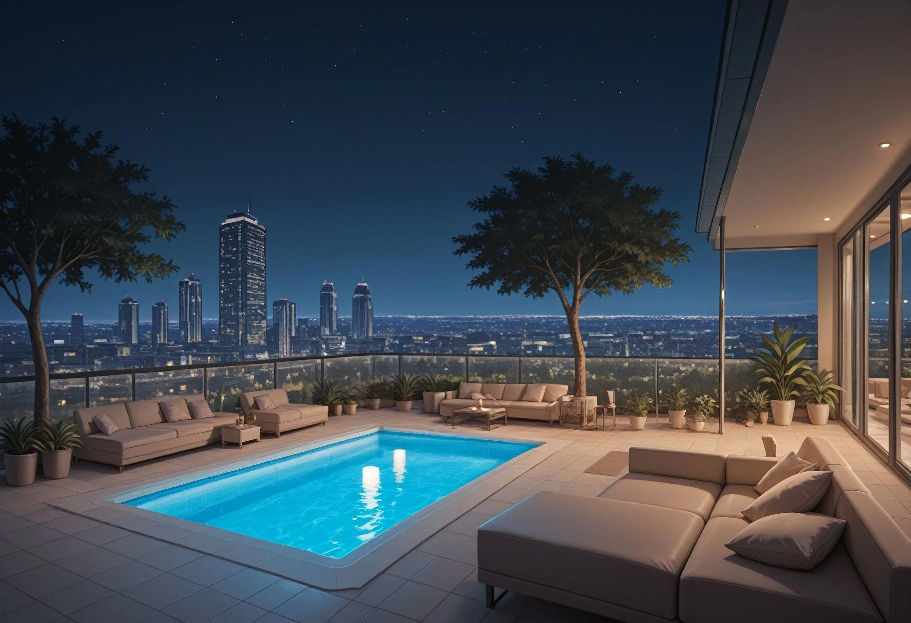 Featured image #1 for Modern Terrace with Pool (IL)
