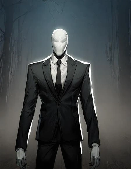 Featured image #4 for Slenderman creepypasta Pony + 1.5 + illustrious