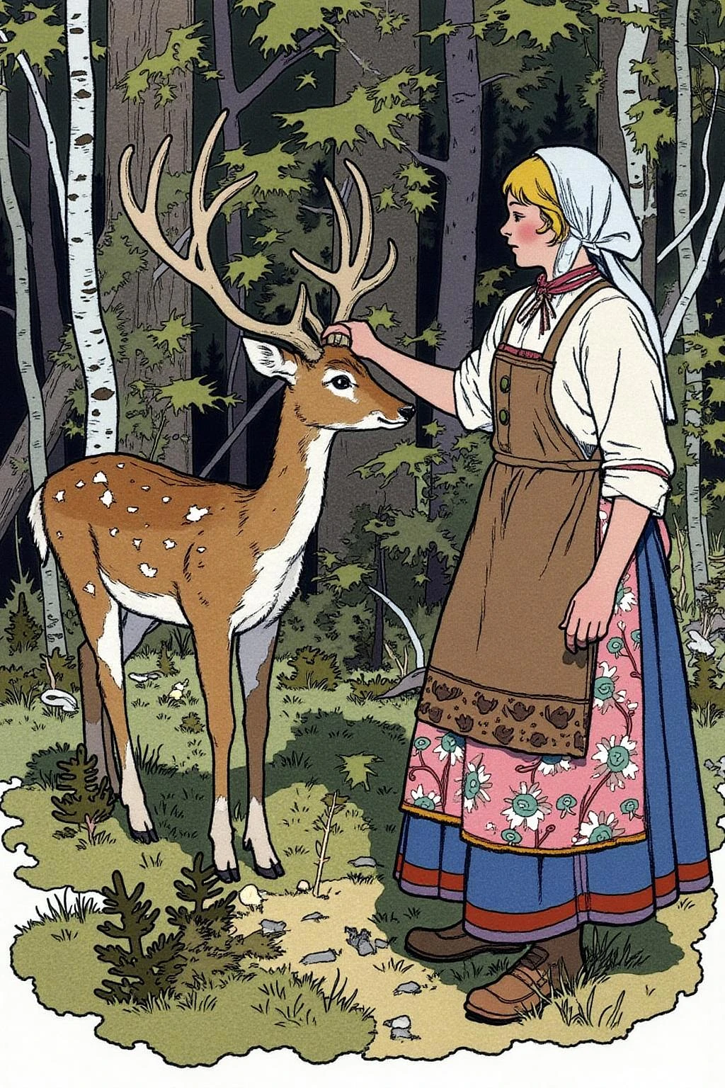 Featured image #3 for From Russia with Love: Vintage Fairly Tale Illustration Style (Ivan Bilibin)