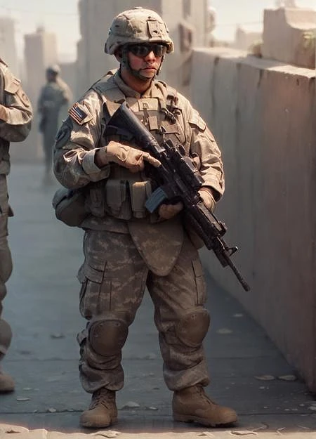 Featured image #2 for American soldier uniform (Pony XL)