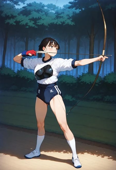 Featured image #4 for Kyudo aiming / 弓道-会 (Pony/SDXL/SD1.5/Flux/IL)