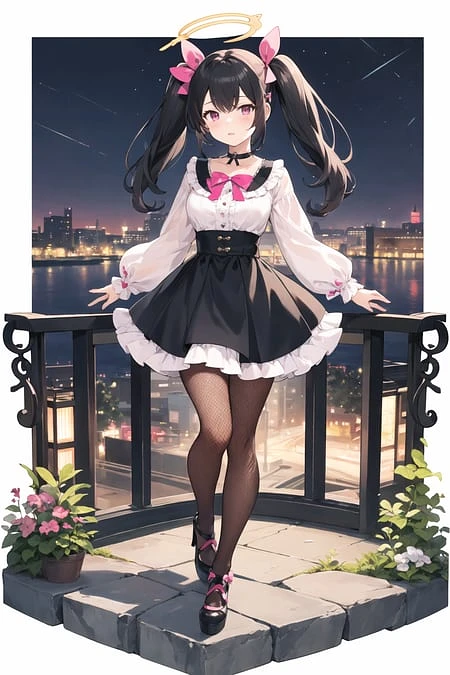Featured image #2 for Standing Full Body with Background Style LoRA (带背景立绘/背景付き立ち絵)