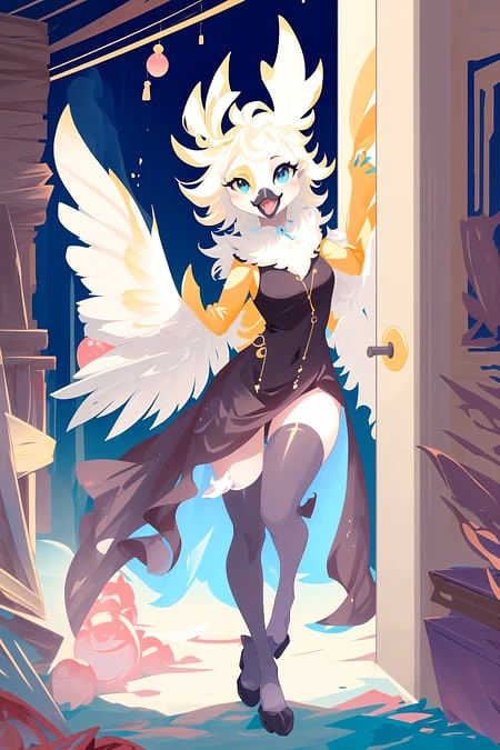 Featured image #3 for Anthro Birds LoRA