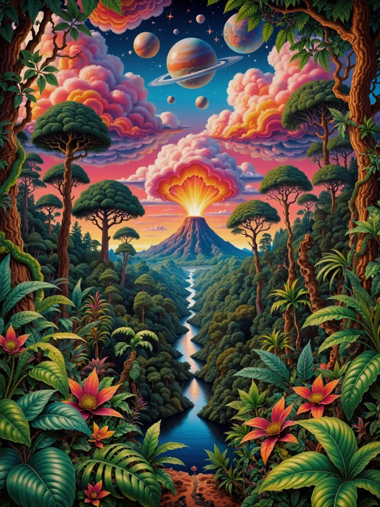 Featured image #4 for Psychedelic Landscape (Flux/Pony/SD1.5)