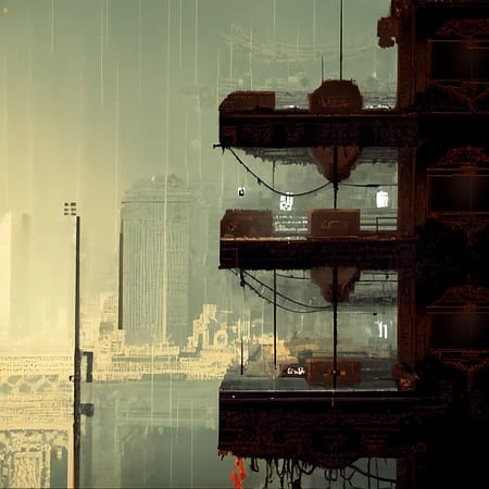 Featured image #3 for Rain World Scenery LoRA