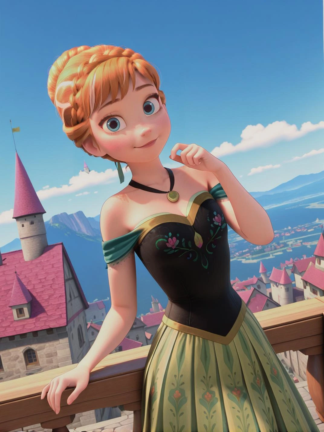 Featured image #4 for Anna (Frozen) - Disney Princess - | Illustrious XL | PONY XL | SD 1.5 | - by YeiyeiArt