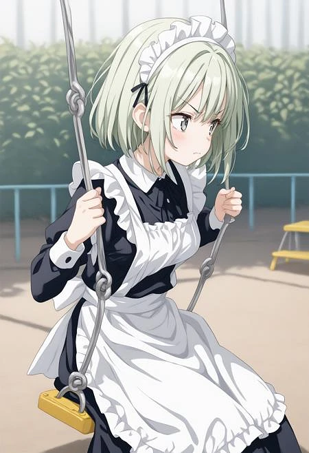 Featured image #4 for [SDXL&Pony] swing / ブランコ