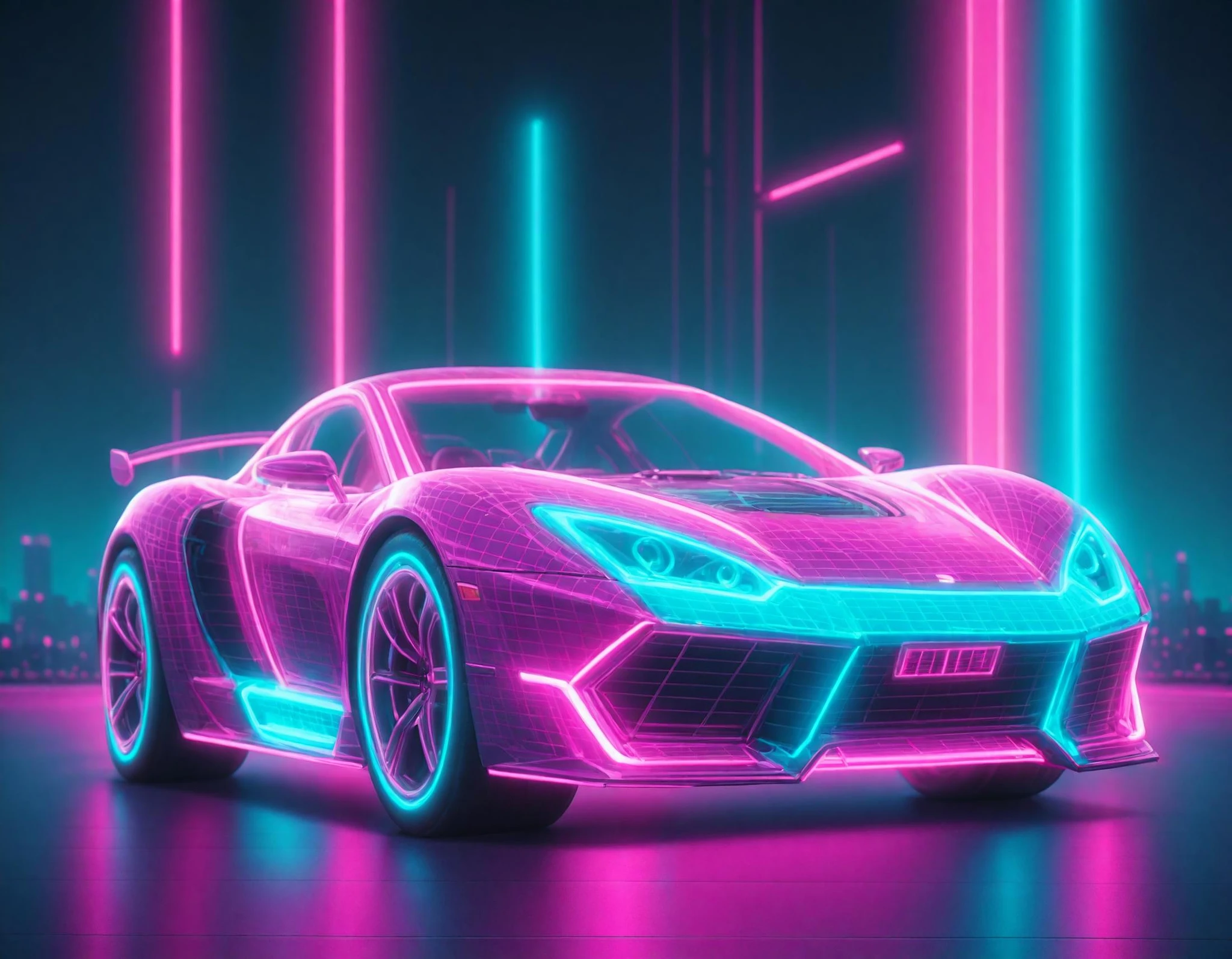 Featured image #3 for Neon Cyberpunk Vaporwave [FL/XL/IL]