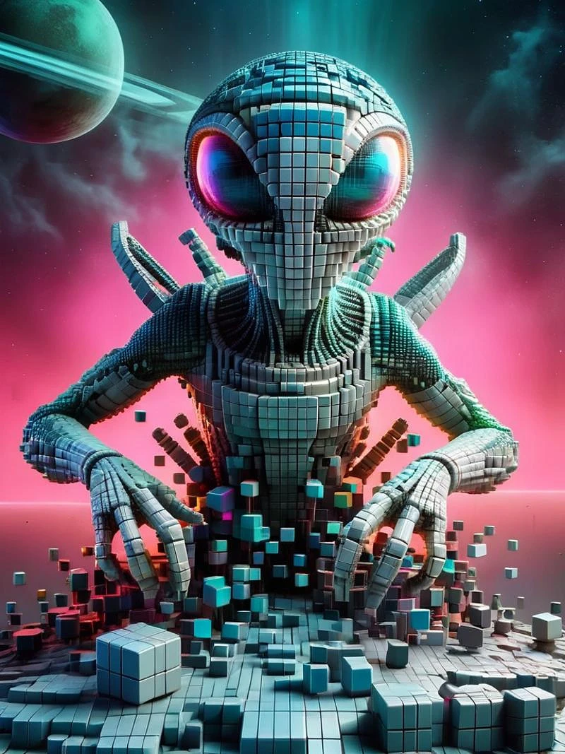 Featured image #5 for 3D Cube Style [SDXL+1.5]