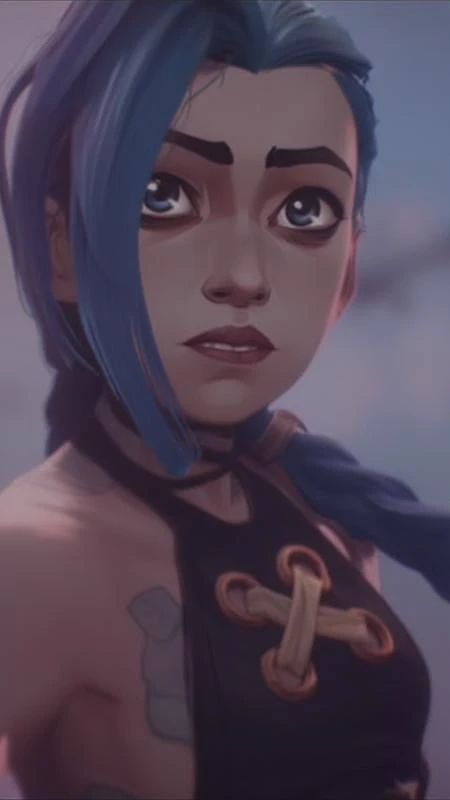 Featured image #3 for Jinx - Arcane (League of Legends) FLUX LoRA