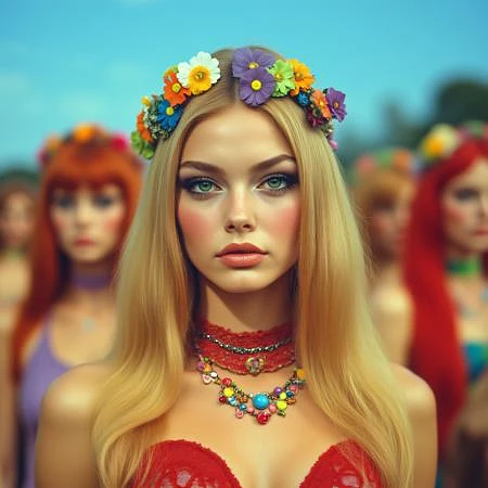 Featured image #1 for 60s Psychedelic Movie (SD1, SDXL, Pony, Flux)
