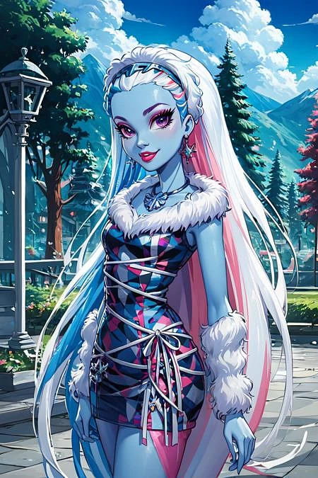Featured image #3 for Abbey Bominable (Monster High) [Pony & SD1.5]