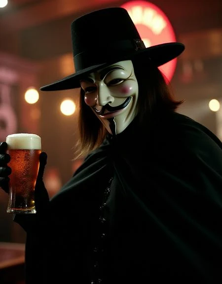 Featured image #4 for V for Vendetta - Flux1.D & SDXL