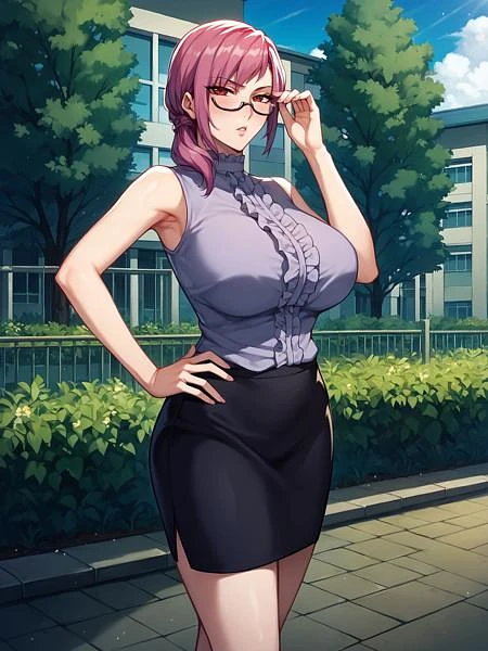 Featured image #1 for Yamazaki Suzuko (Hentai: Rinkan Club) PonyXL / SD1.5