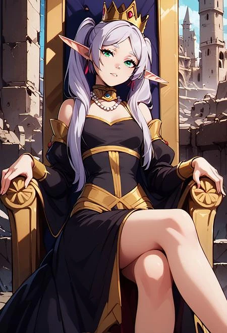Featured image #4 for Frieren: The Slayer | フリーレン  (Frieren: Beyond Journey's End) [Pony & Illustrious & SD1.5]
